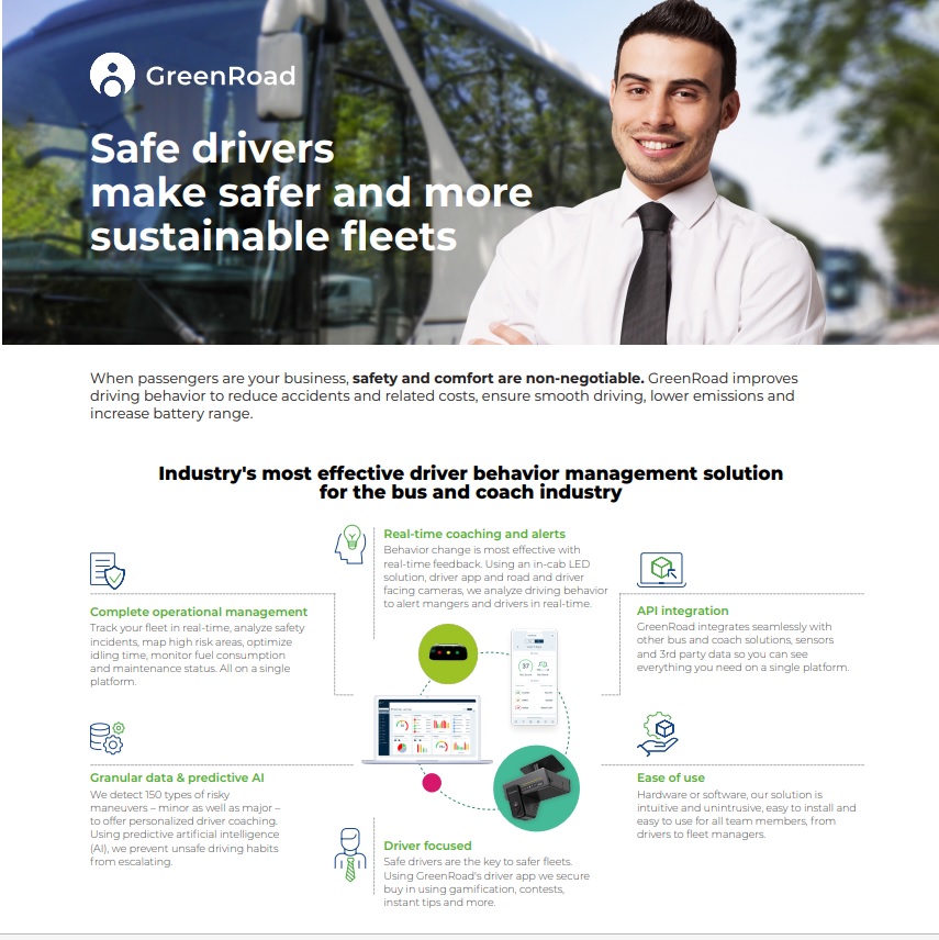 GreenRoad safe-driver behaviour-management solution